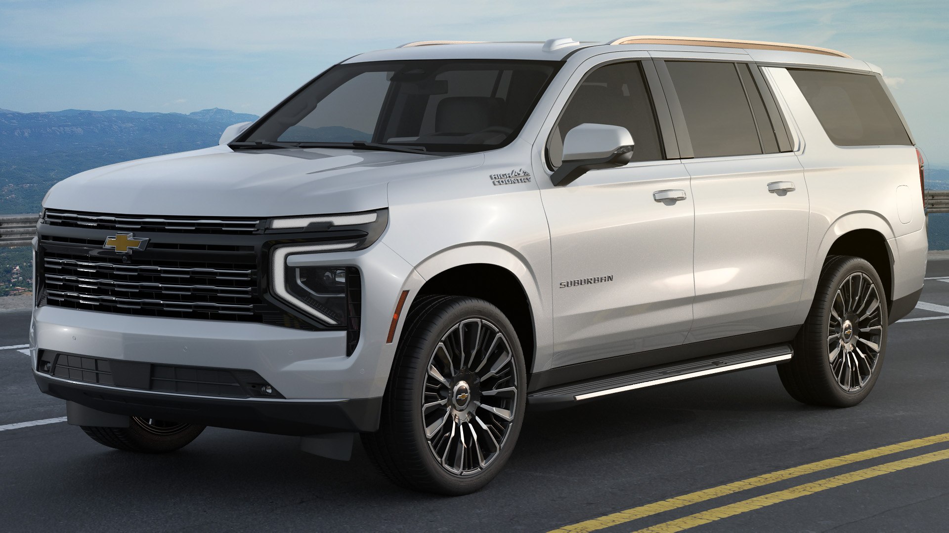 Chevrolet Suburban 2025 High Country 3D Model - TurboSquid 2375228