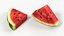 Triangular Watermelon Slice with Seeds