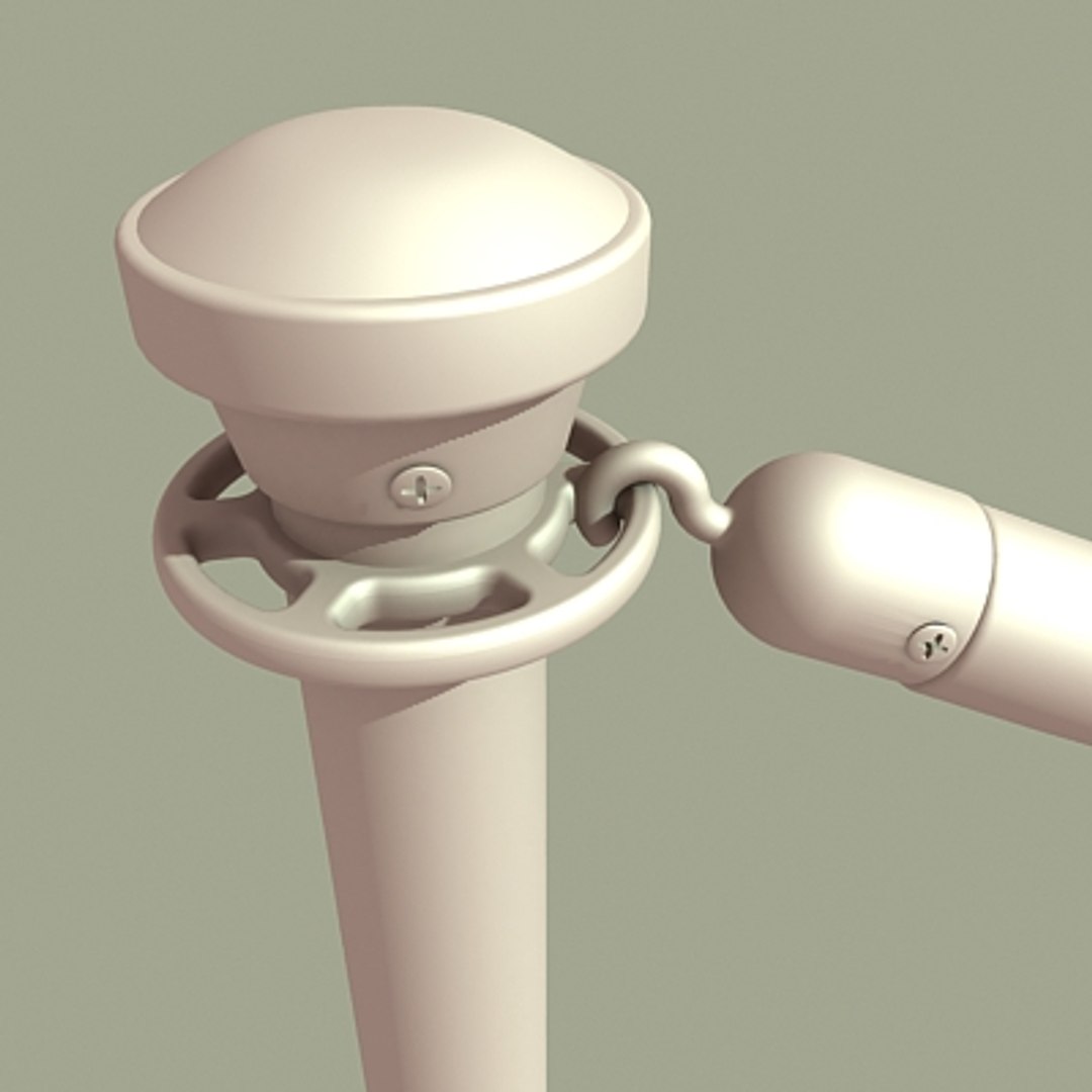 Que Line Velvet Rope 3d Model