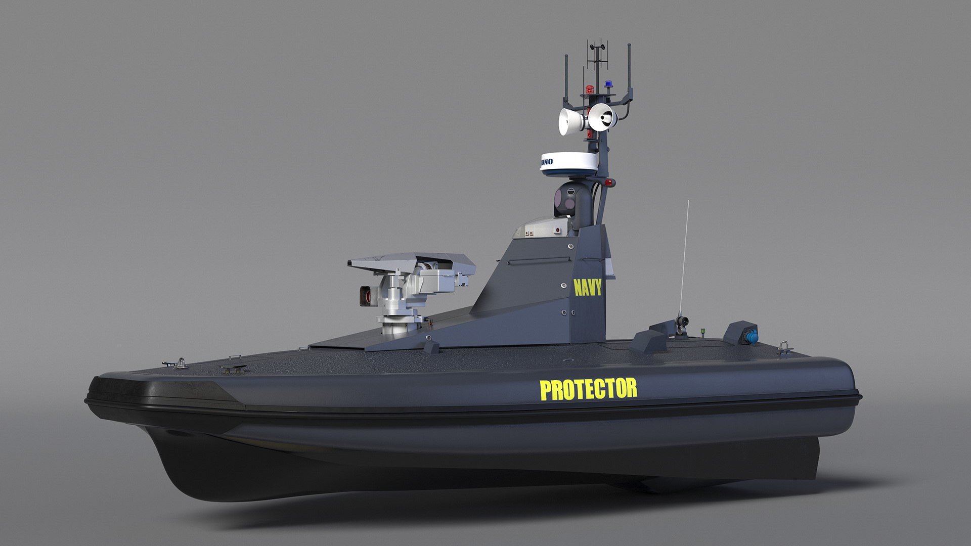 3D Protector Unmanned Surface Vehicle USV Model - TurboSquid 2229924