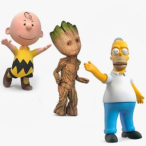 3D Movie And Television Character 模型 - 浏览和下载格式 - TurboSquid