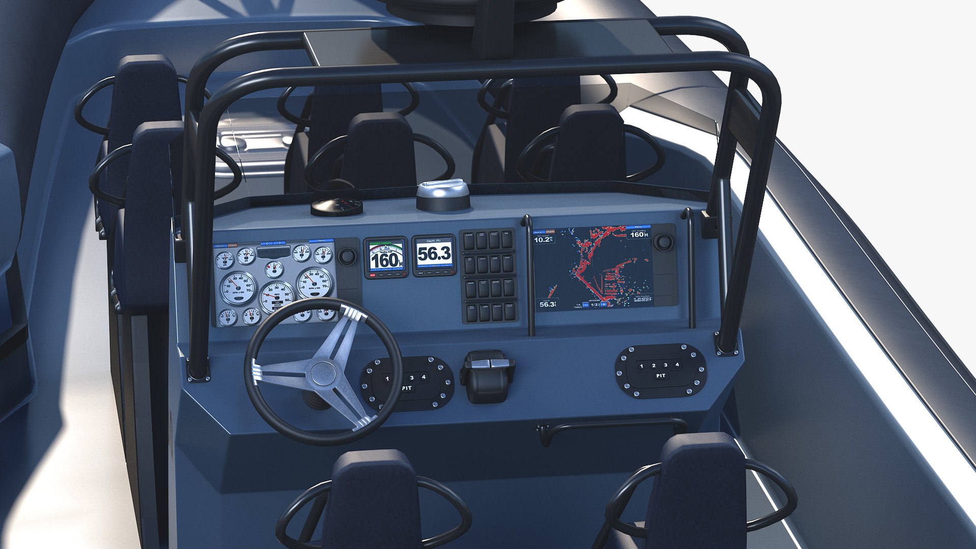 3D Damen RHIB 1050 Model - TurboSquid 1854586