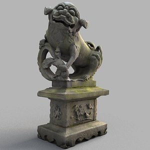 Lion-statue-004-01 Dragon Sculpture Model - TurboSquid 1292621