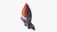 Cartoon rocket shaped ballons bundle