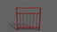 PBR Pedestrian Guard Rail Red V4