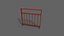 PBR Pedestrian Guard Rail Red V4
