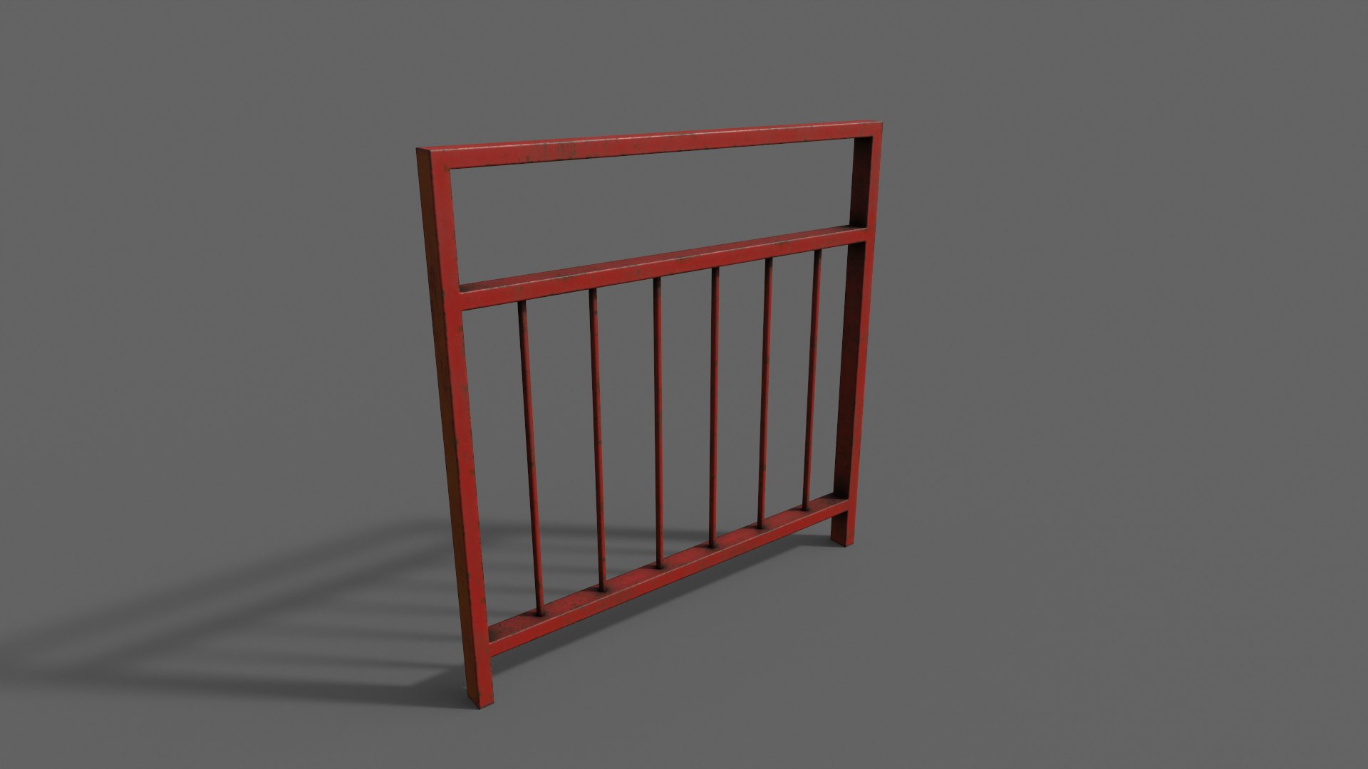 PBR Pedestrian Guard Rail Red V4 3D model https://p.turbosquid.com/ts-thumb/fA/ioGNjQ/L7/3_4/png/1647186810/1920x1080/fit_q87/1d3e5cfd9b05d407dc81c1a34c98f29fab2303e4/3_4.jpg