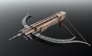 3D crossbow bow
