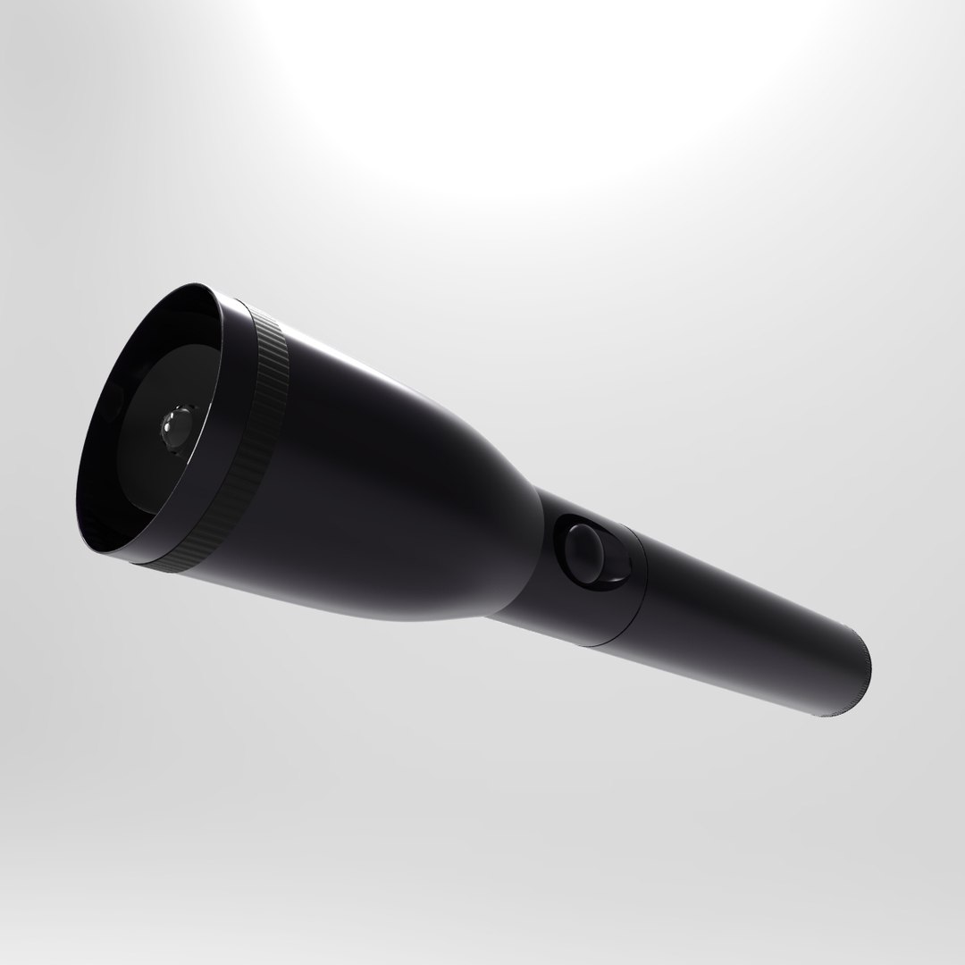 Small Flashlight 3d Model