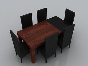table dining 3d model