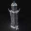 Cartoon Stylised Wizard Sorcerer Mage Magician Dark Tower