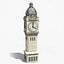 3d model clock tower