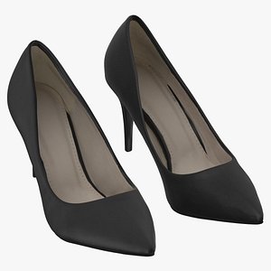 Women High Heel Shoes 01 Pair 3D model