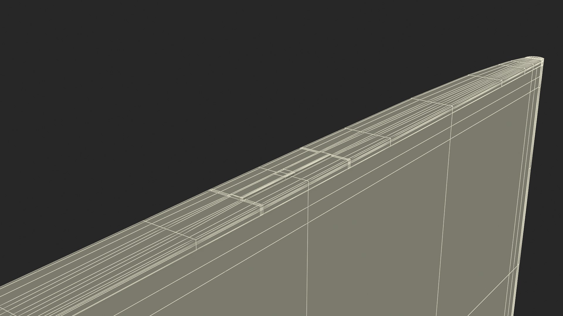 3D Model Monoblock With Abstract Wallpaper Black - TurboSquid 2241956
