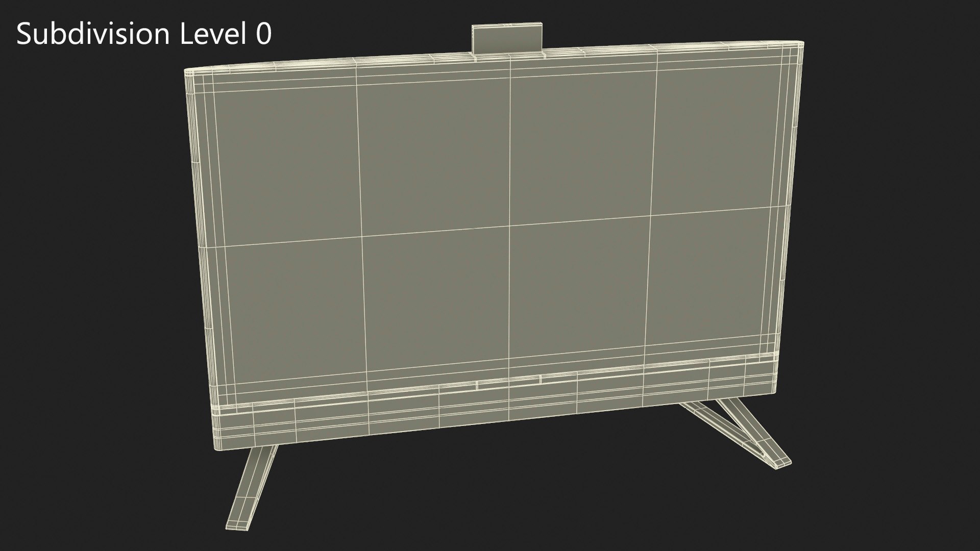 3D Model Monoblock With Abstract Wallpaper Black - TurboSquid 2241956