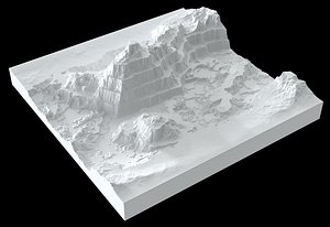 Canyon 3d Print Model