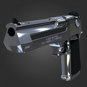 desert eagle ae 3d max