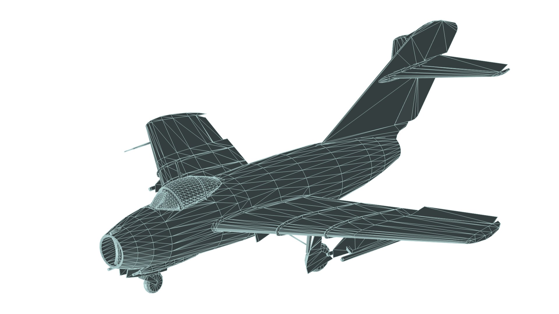 3D Mikoyan-Gurevich MiG-15 Model - TurboSquid 1987821