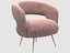 Laurel lounge chair pascal rose by Kelly Wearstler