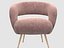 Laurel lounge chair pascal rose by Kelly Wearstler