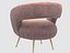 Laurel lounge chair pascal rose by Kelly Wearstler