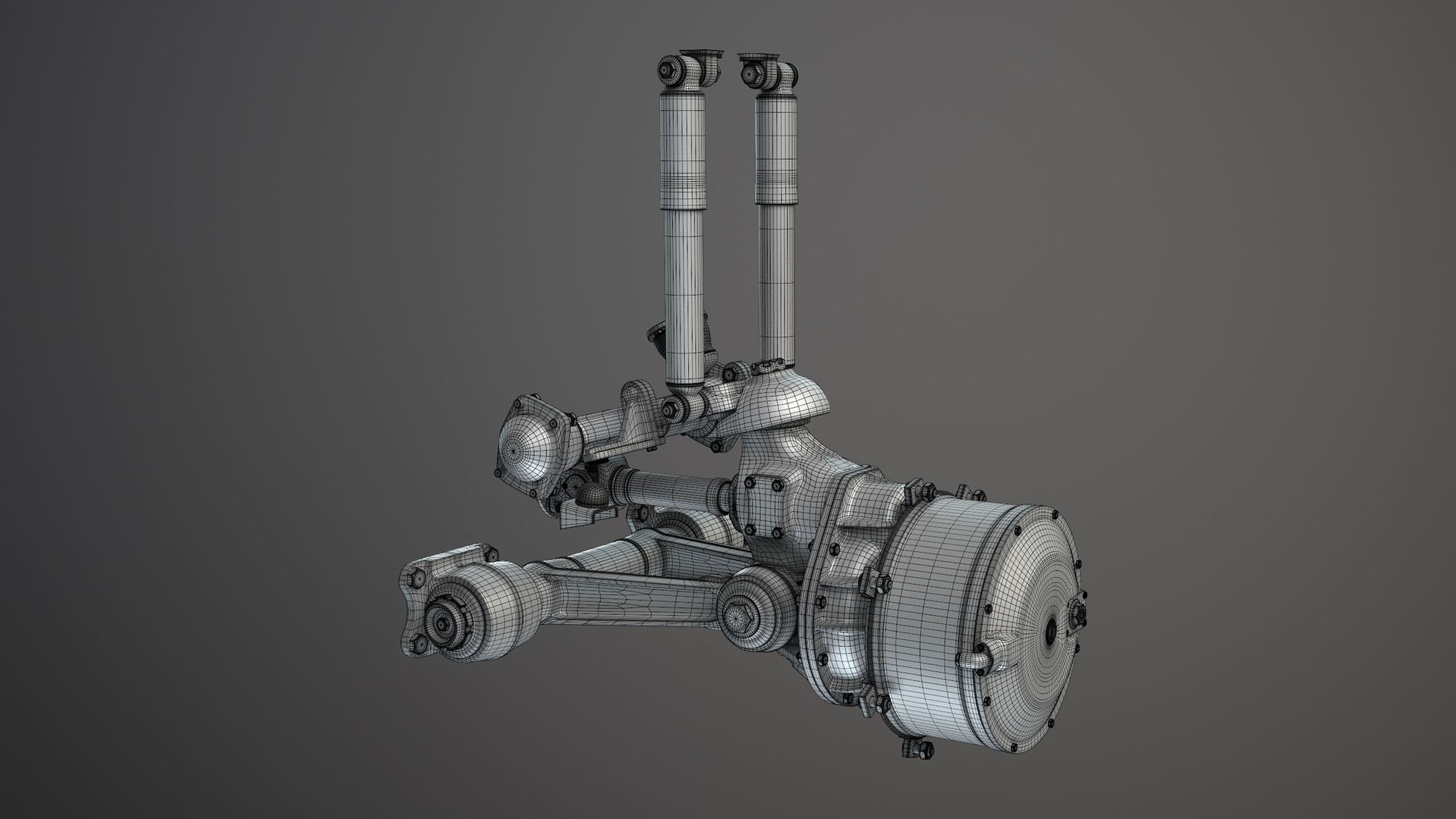 BTR-4E Or BTR-80 Suspension And Wheel High-Poly Model - TurboSquid 1916159