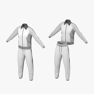 Woman Sportswear 10 Low Poly Base Mesh