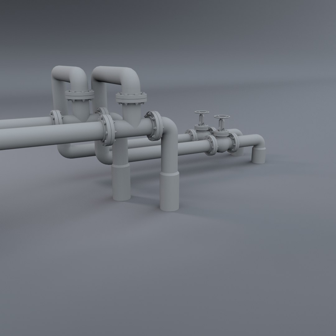 3d Model Pipe Assembly