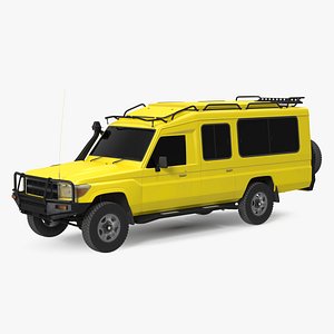 Safari Vehicle 4x4 Exterior Only 3D model