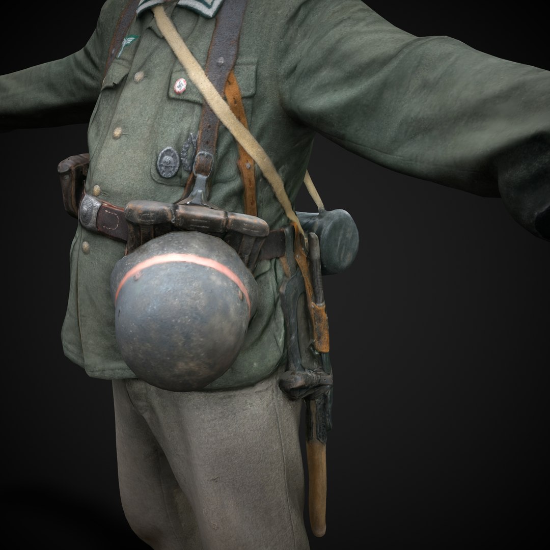 modèle 3D de Gant militaire - TurboSquid 1829425