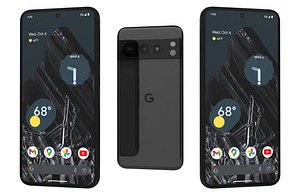Google Pixel 8 Pro Obsidian Black Low Poly model