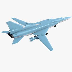 Tu-22M Long Range Missile Carrier Bomber Plane