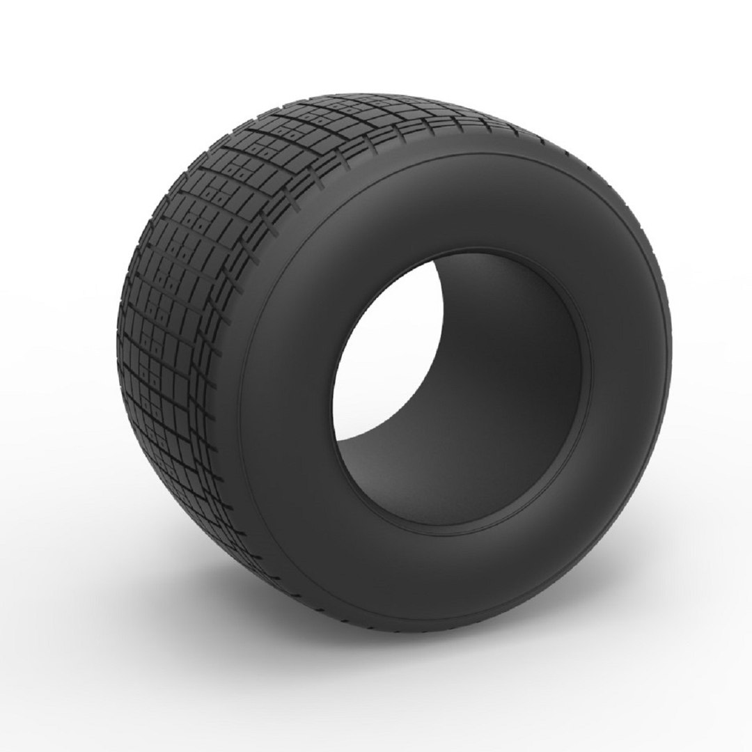 Diecast Dirt Sprint racing tire 14 Scale 1 to 25 3D TurboSquid 2040625