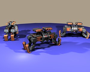 mecha 3D model