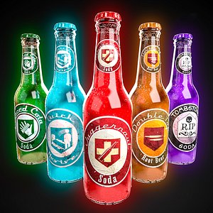 Call of Duty Black Ops II Perk-a-Colas Pack 3D model