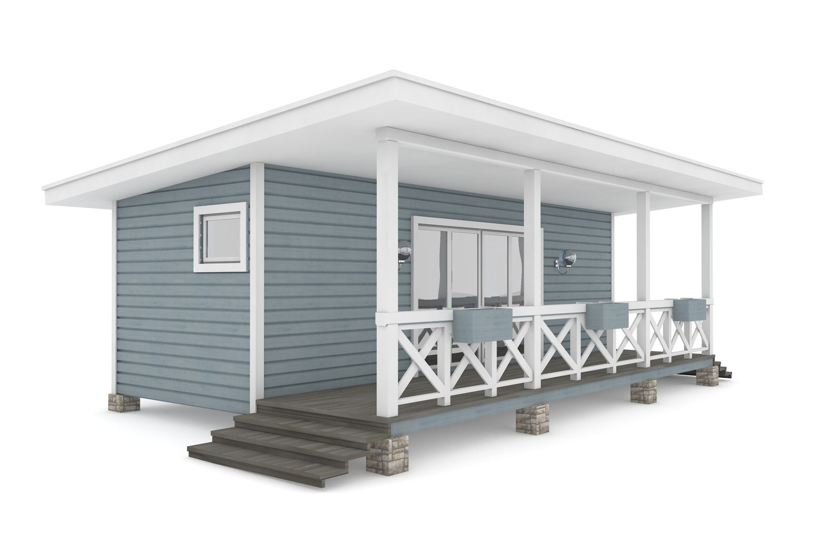 Rest House American 3D Model - TurboSquid 1158198