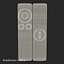 3d apple remote model