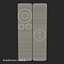 3d apple remote model