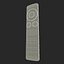 3d apple remote model