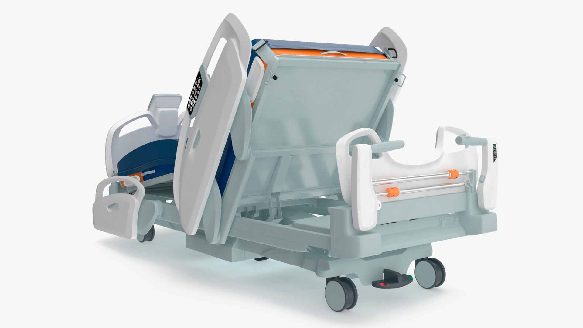 Smart Medical Bed Fowlers Position 3D model TurboSquid 2112895