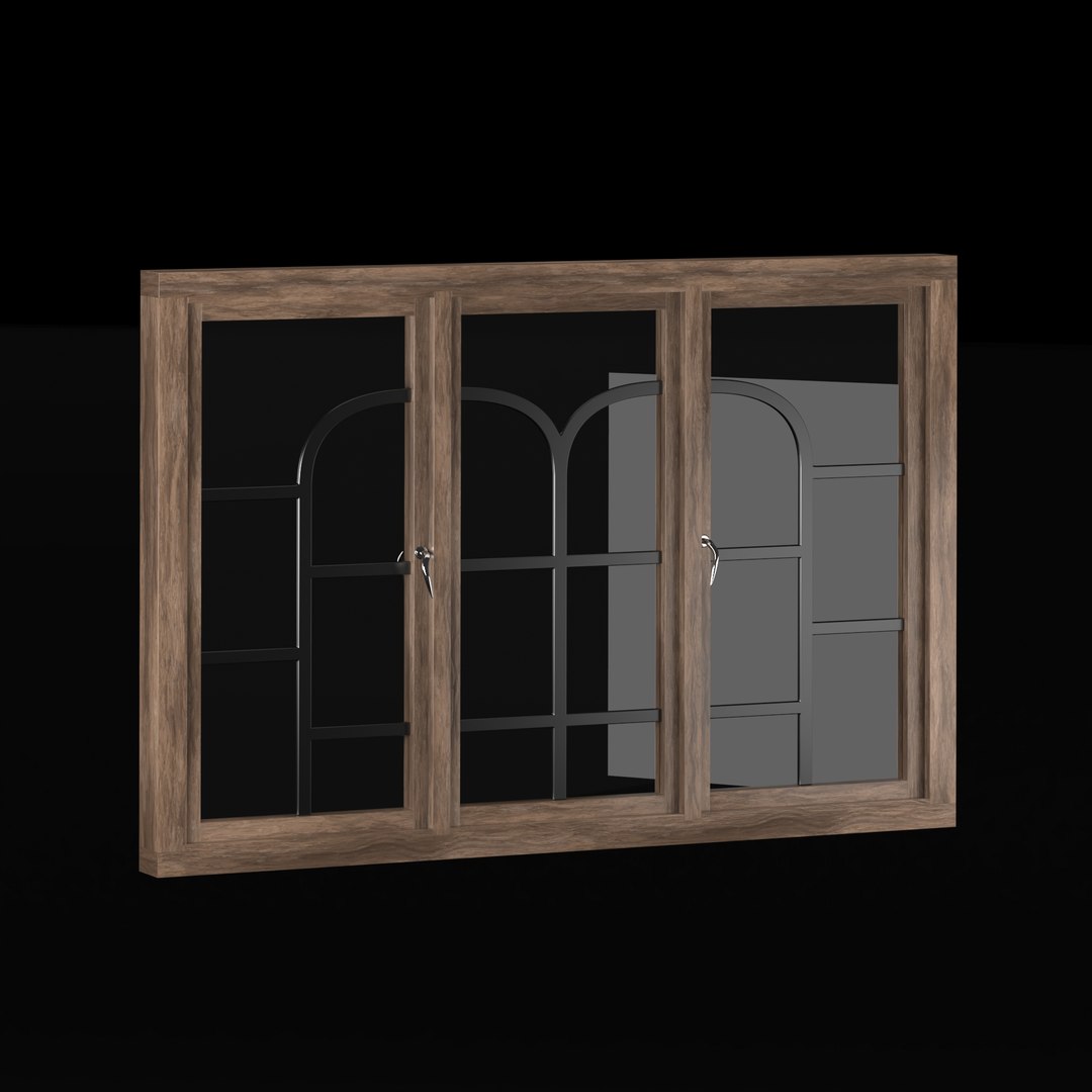 3D Model Wooden Windows - TurboSquid 1817359