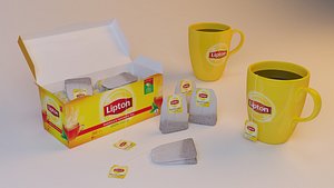 3D lipton tea model