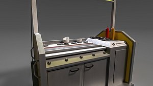 SCI-FI Ramen Shop 3D model