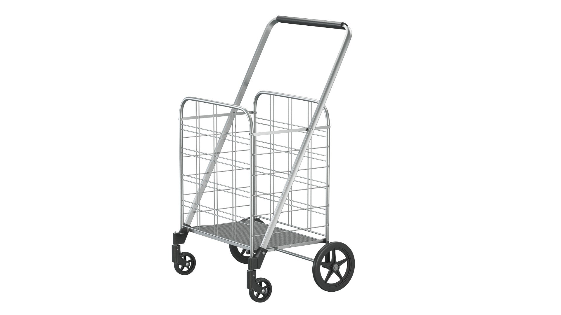 Utility Flat Folding Shopping Cart 3D model TurboSquid 2083347