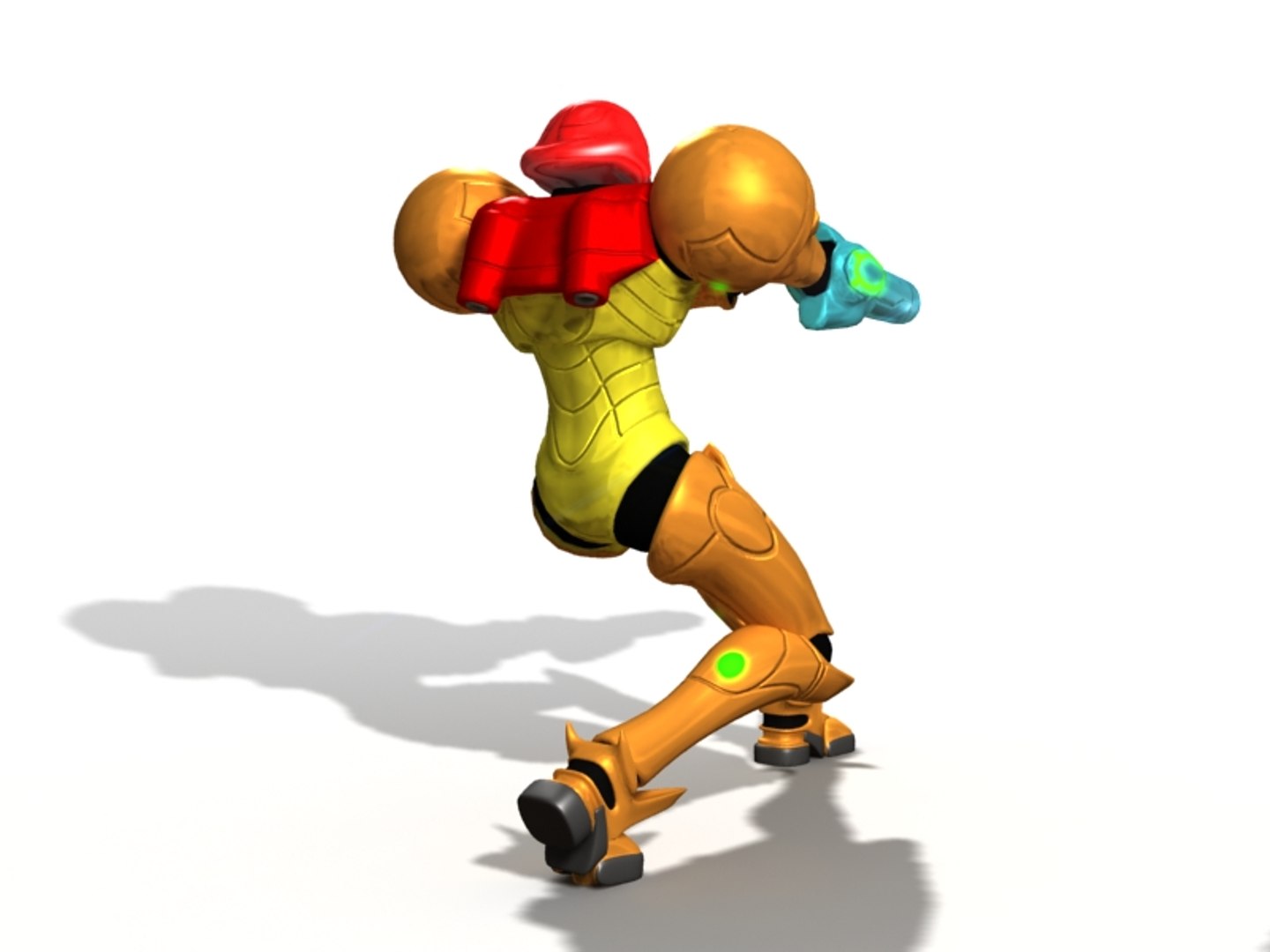 Rigged Video Samus Aran 3d Model