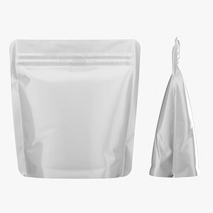 Stand Up Pouch Mockup 08 3D model