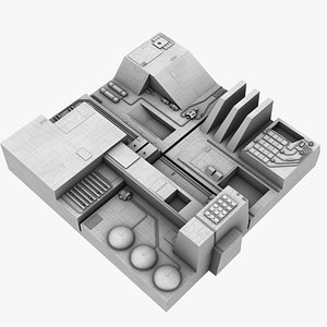 3D Death Star tile 4