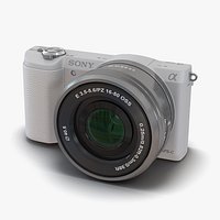 Sony Alpha 5100 White 3D Model