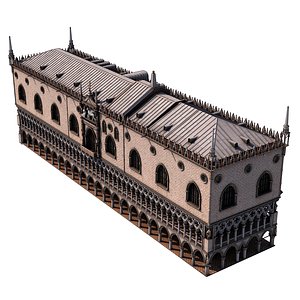 Venice Doge Palace 03 3D