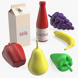 Children Toy Food Set